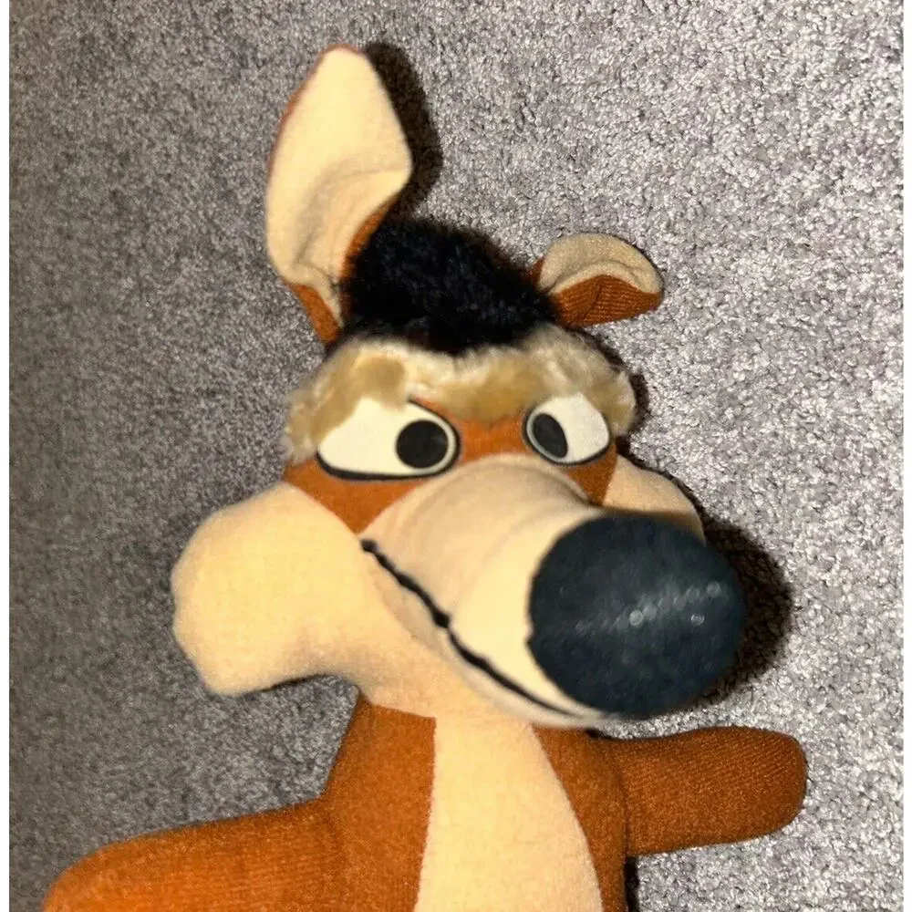 Wile E. Coyote Plush Toy Vintage 1971 Warner Bros‎ Plush Mighty Star VINTAGE